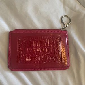 Coach coin purse.